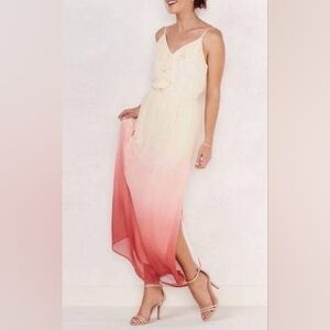 Lauren Conrad Maxi Pink Ombre Dress